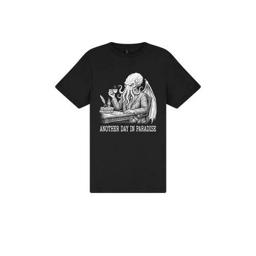 Black front flat lay