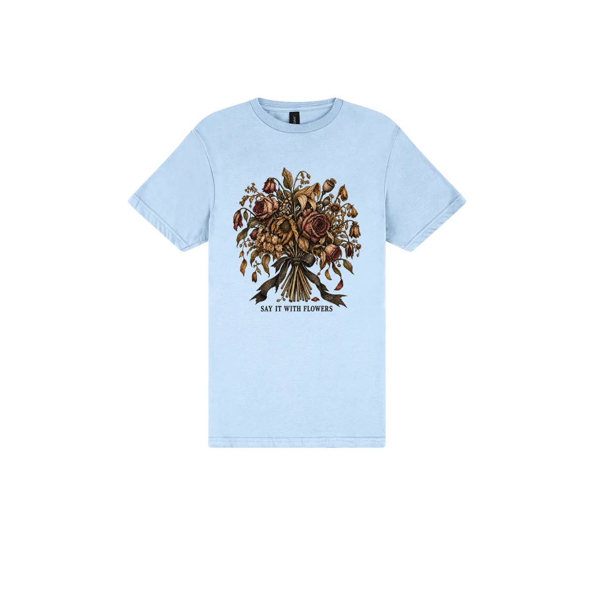 Light Blue front flat lay