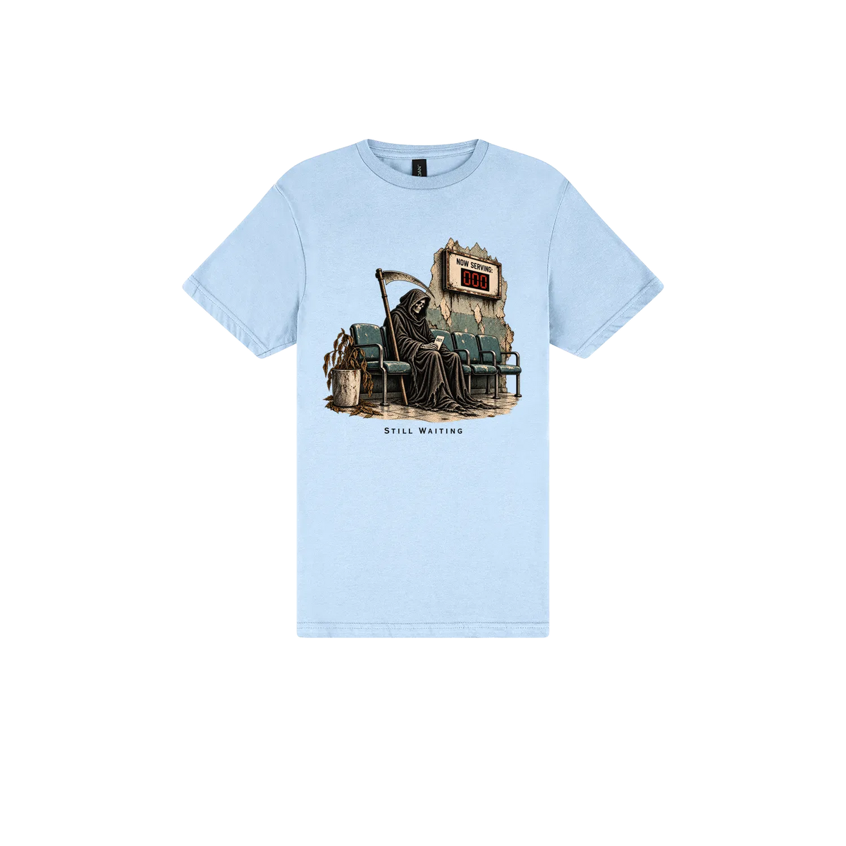 Light Blue front flat lay