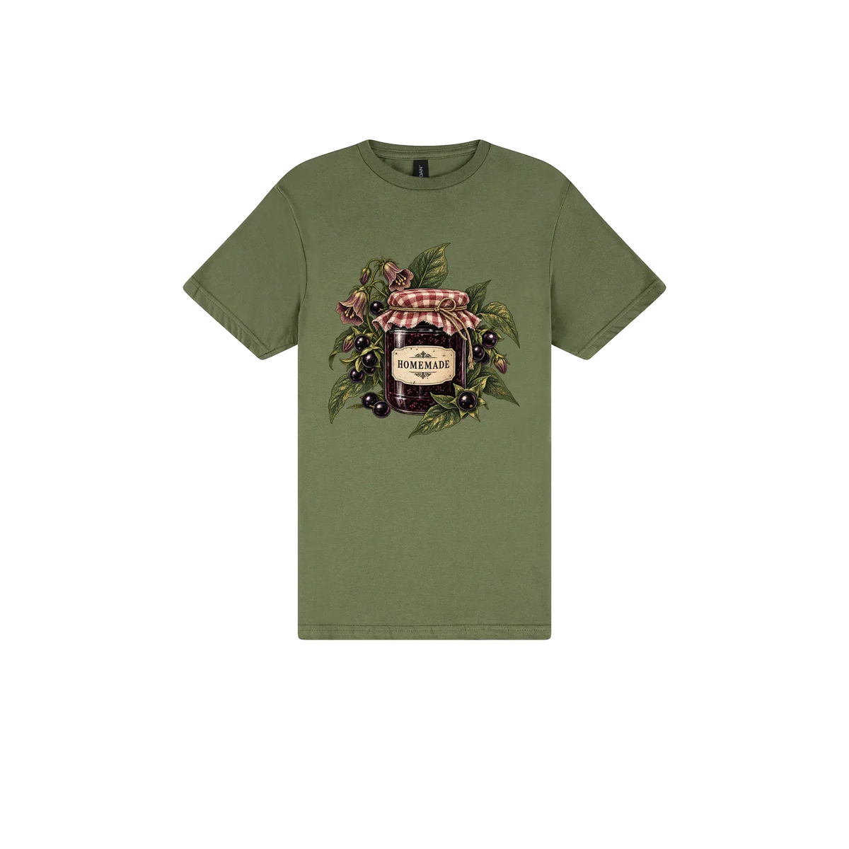 Military Green front flat lay