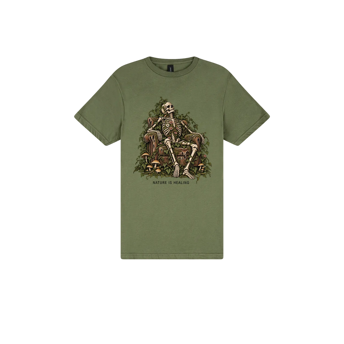 Military Green front flat lay