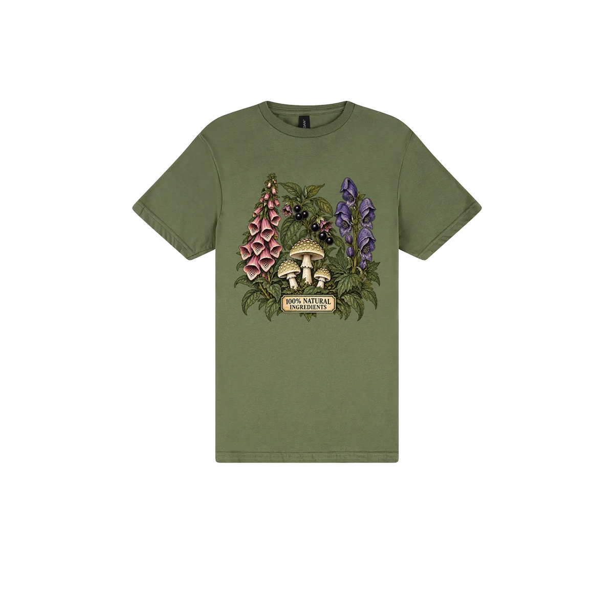 Military Green front flat lay