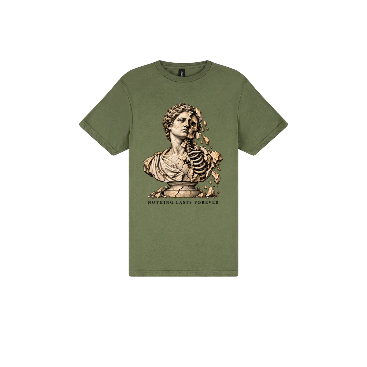 Military Green front flat lay