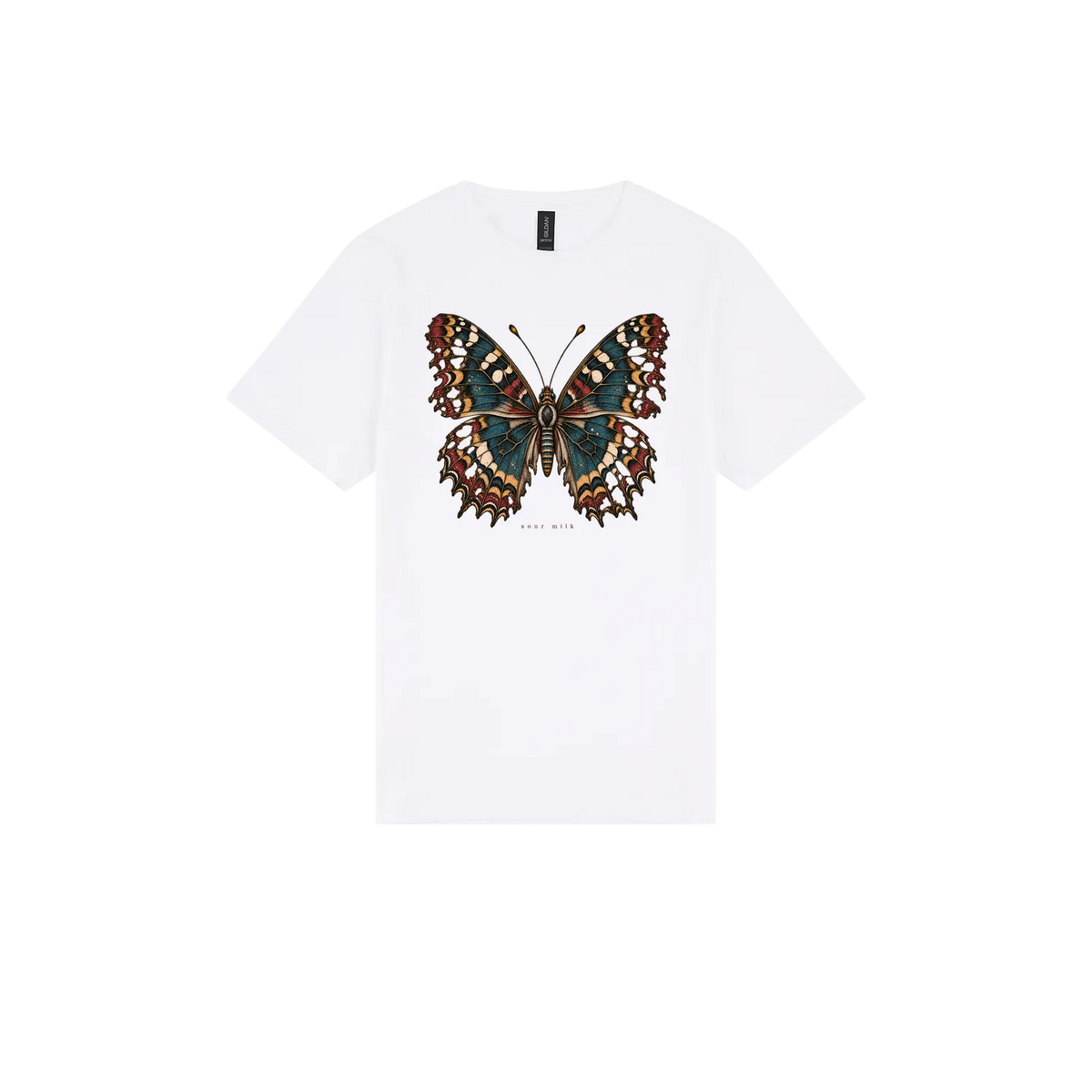 White front flat lay