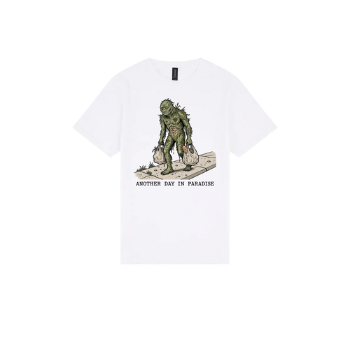 White front flat lay