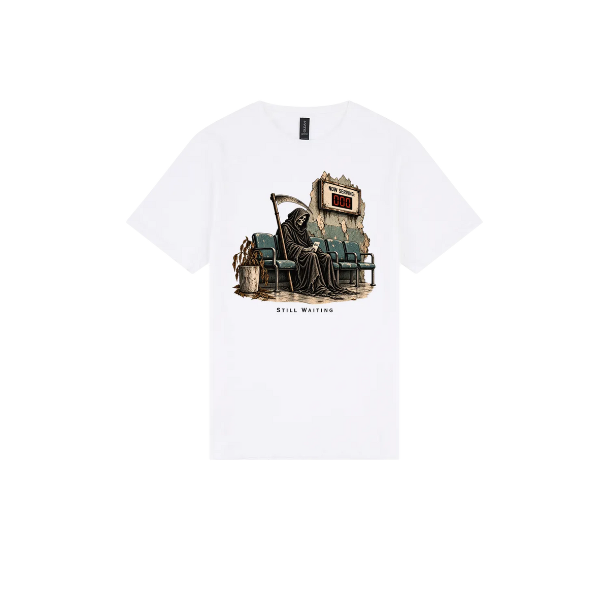 White front flat lay