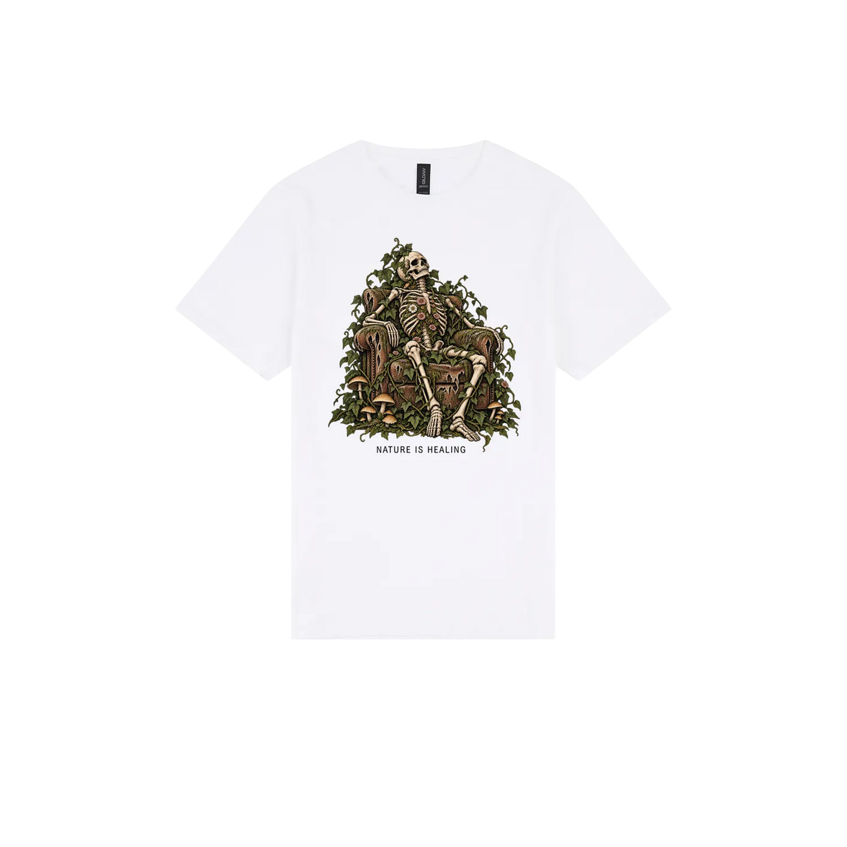 White front flat lay