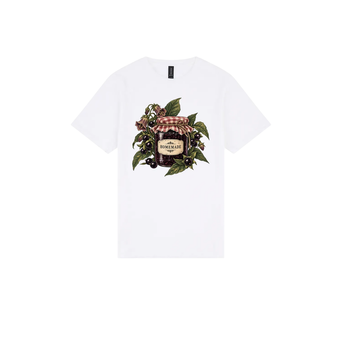 White front flat lay