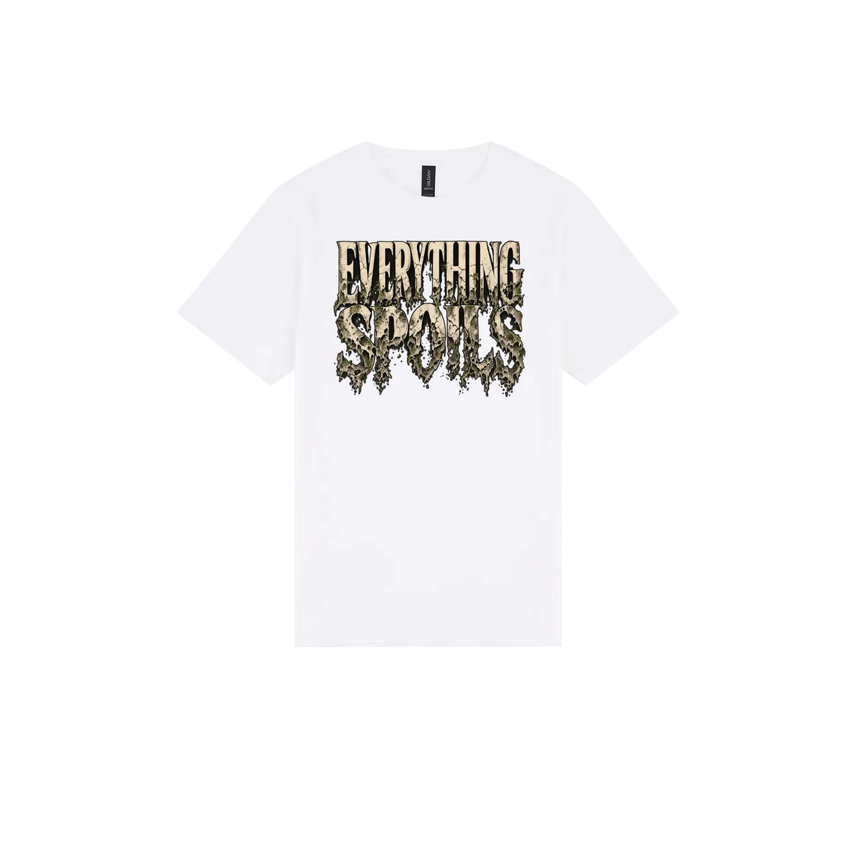 White front flat lay