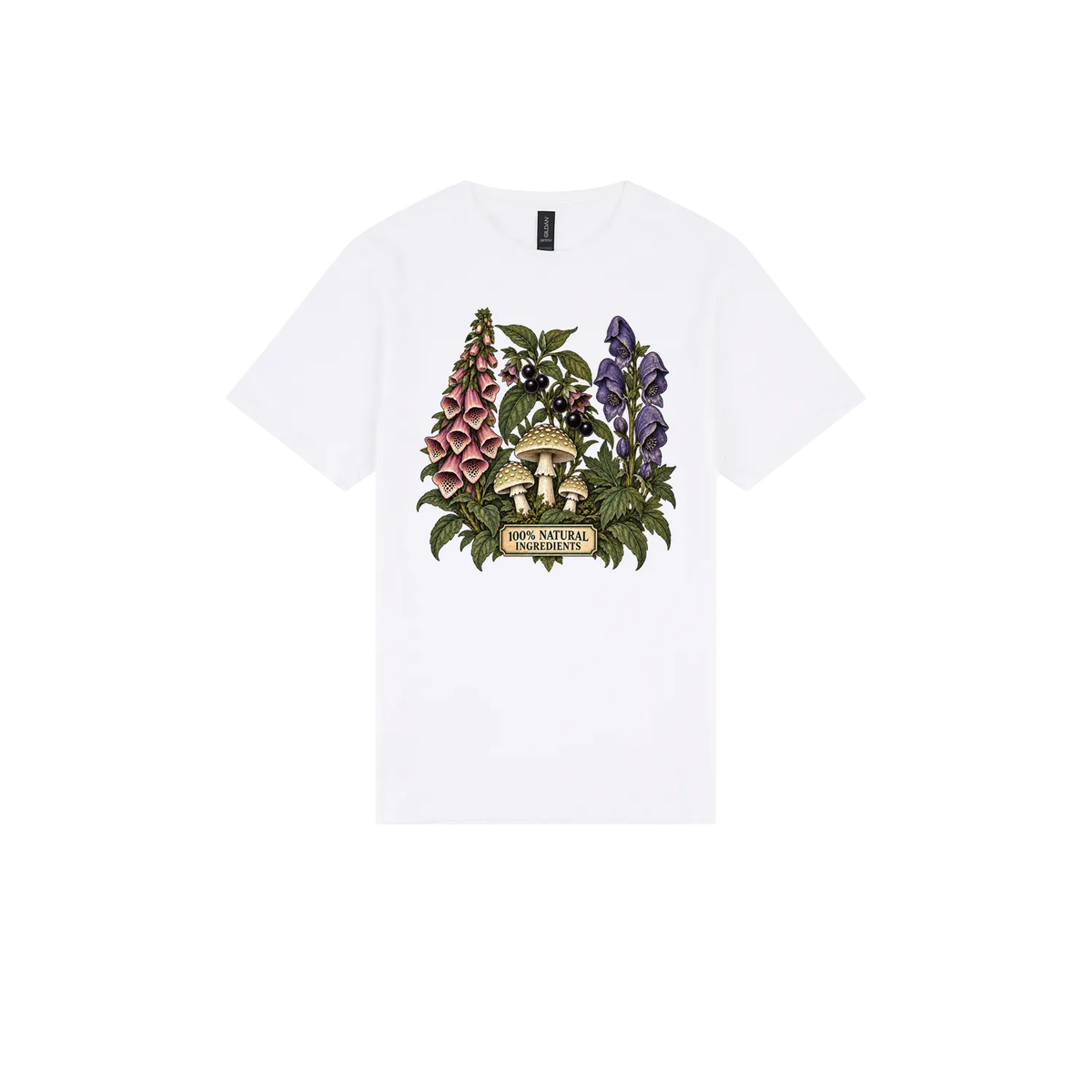 White front flat lay